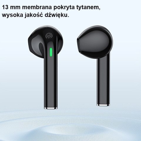 Słuchawki AWEI T26 Pro Bluetooth 5.3 wodoodporne ergonomiczne TWS czarne