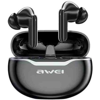 Słuchawki Awei T50 Pro Bluetooth 5.3 TWS czarne bezprzewodowe