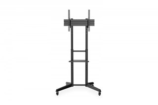 Stojak mobilny Digitus pojedynczy z półką 1xLCD max 70 cali 50kg VESA