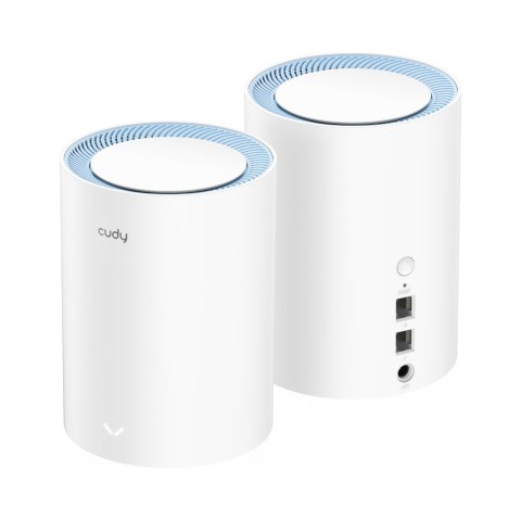 System WiFi Mesh Cudy M1200 2-Pack AC1200 bezproblemowy zasięg w domu
