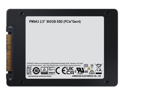 Dysk SSD Samsung PM9A3 1920GB NVMe 2.5'' czarny wydajny