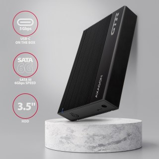 Obudowa AXAGON EE35-GTR aluminiowa zewnętrzna USB 3.2 Gen 1 na SATA 3.5"