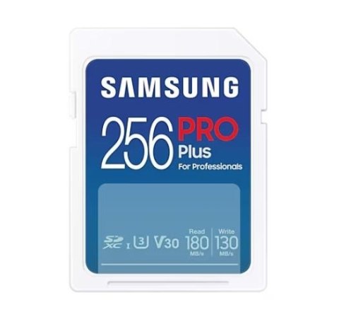 Karta pamięci Samsung SD PRO Plus 256GB szybka do 4K dla profesjonalistów