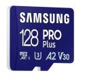 Karta pamięci microSD Samsung 128GB PRO Plus z adapterem U3 A2 4K