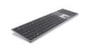 Klawiatura Dell KB700 bezprzewodowa mobilna szara QWERTY
