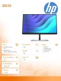 Monitor HP E22 G5 21.5 FHD stylowy IPS z ergonomiczną regulacją