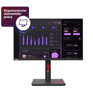 Monitor Lenovo ThinkVision T24i-30 23.8 FHD matowy IPS TCO Certyfikat