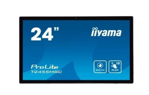 Monitor IIYAMA ProLite T2455MSC-B1 24 10-punktowy dotykowy z kamerą