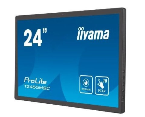 Monitor IIYAMA ProLite T2455MSC-B1 24 10-punktowy dotykowy z kamerą