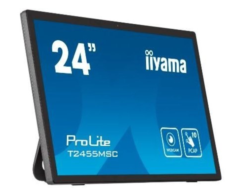 Monitor IIYAMA ProLite T2455MSC-B1 24 10-punktowy dotykowy z kamerą