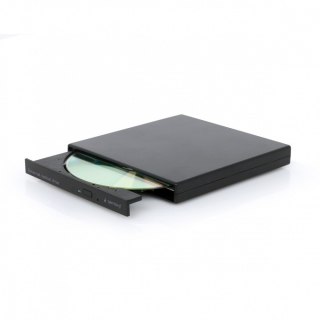 Napęd DVD USB Gembird DVD-USB-04 czarny zewnętrzny czytnik 24x