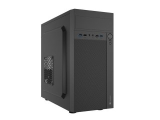 Obudowa Natec Helix Micro Tower 4x USB 2.0 3.0 czarna z wentylatorem