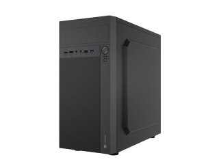 Obudowa Natec Helix Micro Tower 4x USB 2.0 3.0 czarna z wentylatorem