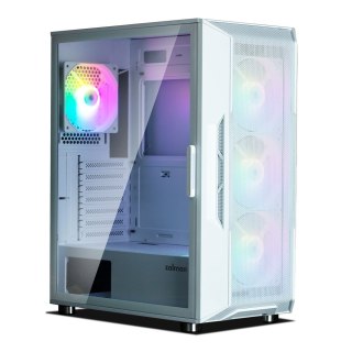 Obudowa Zalman I3 Neo ATX Mid Tower RGB biała 4 wentylatory