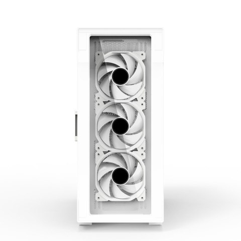 Obudowa Zalman I3 Neo TG White Mid Tower RGB z 4 wentylatorami