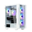 Obudowa Zalman I3 Neo TG White Mid Tower RGB z 4 wentylatorami