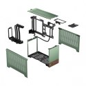 Obudowa Fractal Design Terra Mini Tower zielona z aluminium i orzechem
