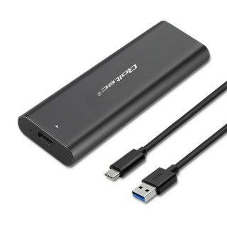 Obudowa Qoltec do dysków M.2 SATA SSD USB typ C kompaktowa
