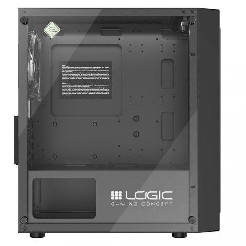 Obudowa komputerowa Logic Concept ATOS ARGB MINI USB 3.0 gamingowa czarna