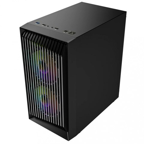 Obudowa komputerowa Logic Concept ATOS ARGB MINI USB 3.0 gamingowa czarna