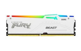 Pamięć Kingston DDR5 Fury Beast RGB 64GB 5600Mhz CL36 biała