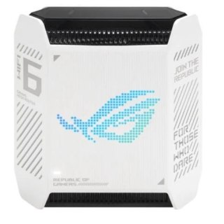 Router Asus ROG Rapture GT6 WiFi AX10000 biały gamingowy z RangeBoost Plus