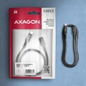 Kabel przedłużacz AXAGON BUCM32 CF10AB USB-C Gen2 1m 20Gbps PD240W czarny