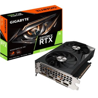 Karta graficzna GeForce RTX 3060 Windforce OC 12GB GDDR6 wydajna 192bit