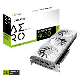Karta graficzna Gigabyte GeForce RTX 4060 AERO OC 8GB GDDR6 wydajna