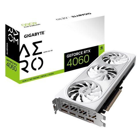 Karta graficzna Gigabyte GeForce RTX 4060 AERO OC 8GB GDDR6 wydajna