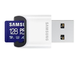 Karta pamięci microSD Samsung PRO Plus 128GB z czytnikiem USB