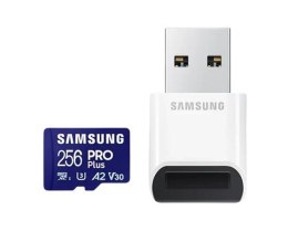 Karta pamięci microSD Samsung PRO Plus 256GB z czytnikiem szybka