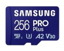 Karta pamięci microSD Samsung PRO Plus 256GB z czytnikiem szybka