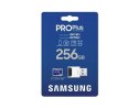 Karta pamięci microSD Samsung PRO Plus 256GB z czytnikiem szybka