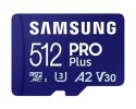 Karta pamięci microSD Samsung PRO Plus 512GB z czytnikiem szybka