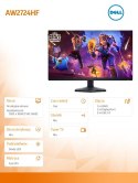 Monitor Dell Alienware AW2724HF 27 cali LED 360Hz FHD dla graczy