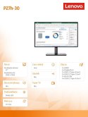Monitor Lenovo ThinkVision P27h-30 27 cali QHD IPS ergonomiczny