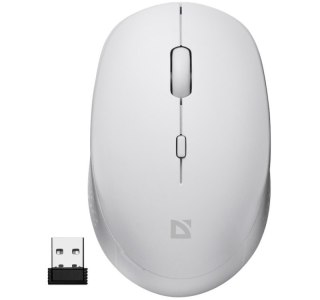 Mysz bezprzewodowa Defender AURIS MB-027 biała 800/1200/1600 DPI cicha