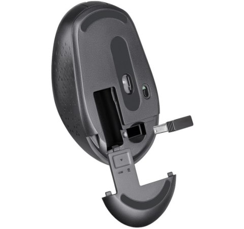 Mysz bezprzewodowa Defender AURIS MB-027 szara silent click 800-1600 DPI