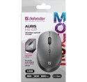 Mysz bezprzewodowa Defender AURIS MB-027 szara silent click 800-1600 DPI
