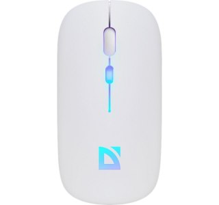 Mysz bezprzewodowa Defender TOUCH MM-997 akumulator ergonomiczna biała