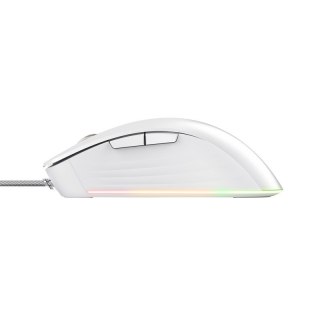 Mysz Gamingowa Trust GXT924W YBAR+ Biała o wysokiej precyzji 25000 DPI