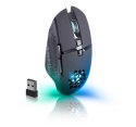 Mysz gamingowa bezprzewodowa Defender GLORY GM-514 RGB 3200 DPI czarna
