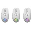 Mysz gamingowa Defender Glory GM-514 bezprzewodowa RGB 3200 DPI biała
