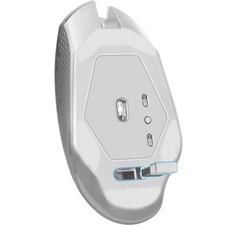 Mysz gamingowa Defender Glory GM-514 bezprzewodowa RGB 3200 DPI biała