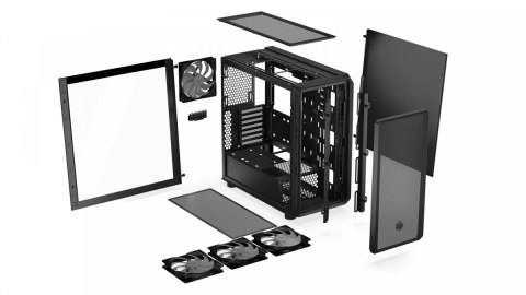 Obudowa Endorfy ARX 700 Air ARGB czarna z podświetleniem RGB i szkłem