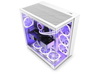 Obudowa NZXT H9 Flow Biała chłodzenie z szybą Midi Tower