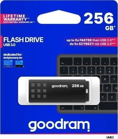 Pendrive GOODRAM UME3 256GB USB 3.0 czarny szybki