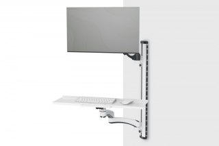 Ramię naścienne Digitus 1xLCD max 32" uchylno-obrotowe 360°