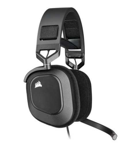 Słuchawki Corsair HS80 RGB USB czarne wydajne gamingowe z Dolby Audio 7.1